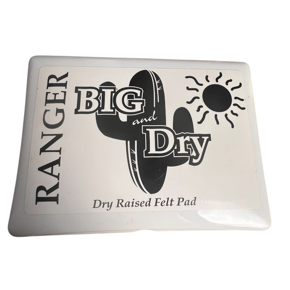 Ranger Dry Raised Felt Pad New Not Used No Original Box 6.5"x 5"x 1"